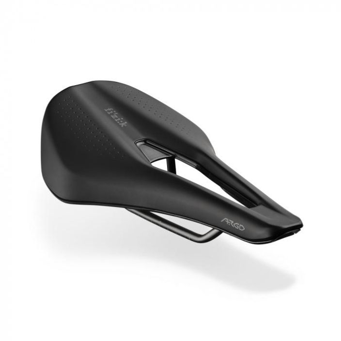 Satula Fizik Tempo Argo R3 An endurance bike saddle with a ride-compliant carbon reinforced nylon shell and Kium hollow rail