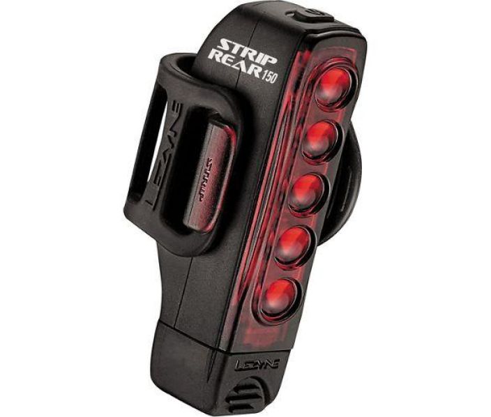 Lezyne Strip Drive Pro 150 As bright as many front lights, Lezyne’s Strip Drive 150L Rear Light offers an outstanding 150