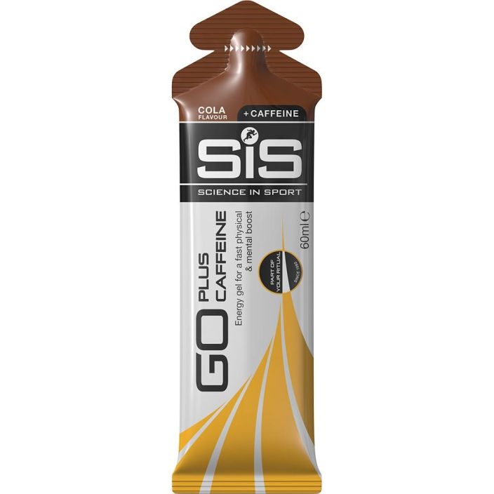 GO energy + caffeine energiageeli Cola Helppokayttoinen, ei tarvitse vetta lisaksi. 22g nopeasti imeytyvaa hiilihydraattia