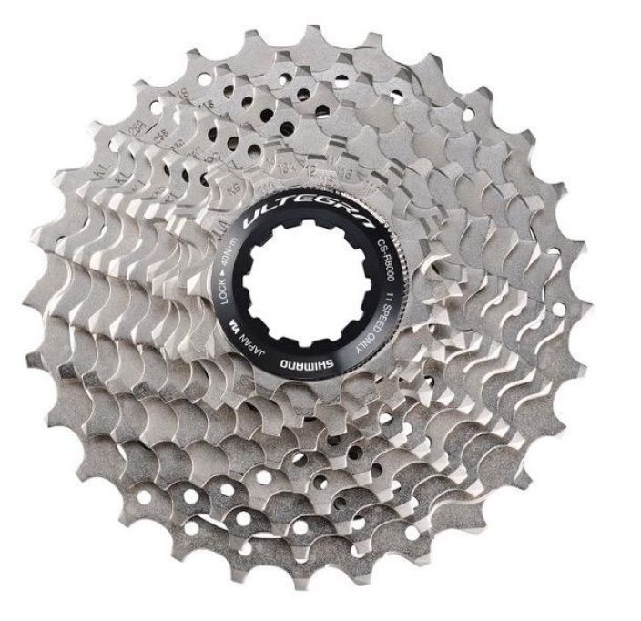 Kasetti Ultegra R8000 Shimano Ultegra R8000 sarjan 11s kasetti. Koot : 11-25T, 11-28T, 11-30T, 11-32T, 12-25T, 14-28T Paino