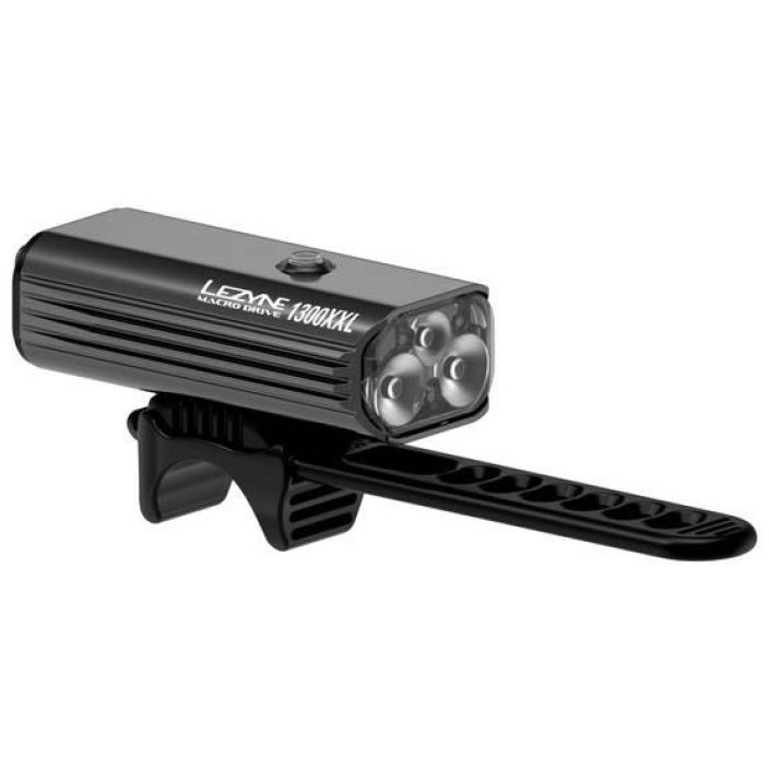 Lezyne Marco Drive 1300XL Lezyne 1300 lumenin ladattava led-etuvalo. 7 erilaista valotoimintoa. USB ladattava