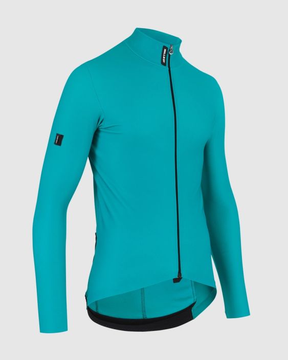 Ajopaita Assos Mille GT 2/3 LS Jersey turkoosi Thermoregulation for endurance riding in cool conditions, reengineered with