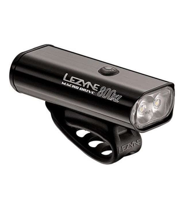 Lezyne Lite Drive 800XL Lezyne 800 lumenin ladattava led-etuvalo. 8 erilaista valotoimintoa. USB ladattava