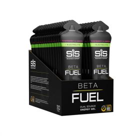 SIS Beta Fuel + Electrolyte Raspberry + Lemon energiageeli laatikko