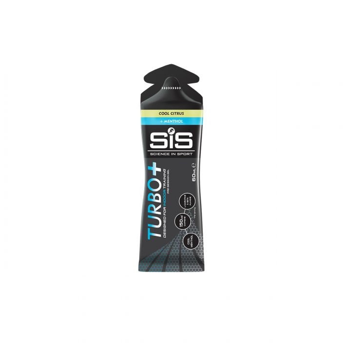 SiS Turbo+ geeli Cool Citrus Turbo+ Gel is a carbohydrate energy gel containing a blend of caffeine, beta-alanine and