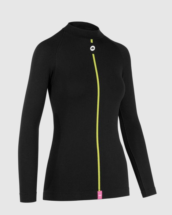 Aluspaita Assos Womens Spring Fall Long Sleeve Skin Layer Light insulation, seamless comfort, and full-arm coverage in a