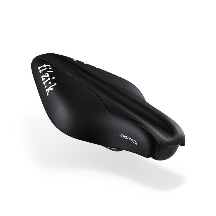 Satula Fizik Mistica R1 This triathlon carbon saddle with noseless shape and a super light strong carbon rail that improve