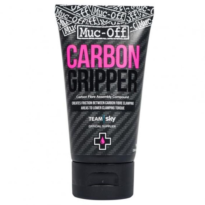 MUC-OFF Carbon gripper 75g Muc-Off hiilikuitupasta. Hiilikuituisiin satulatolppiin ja ohjaintankoihin.