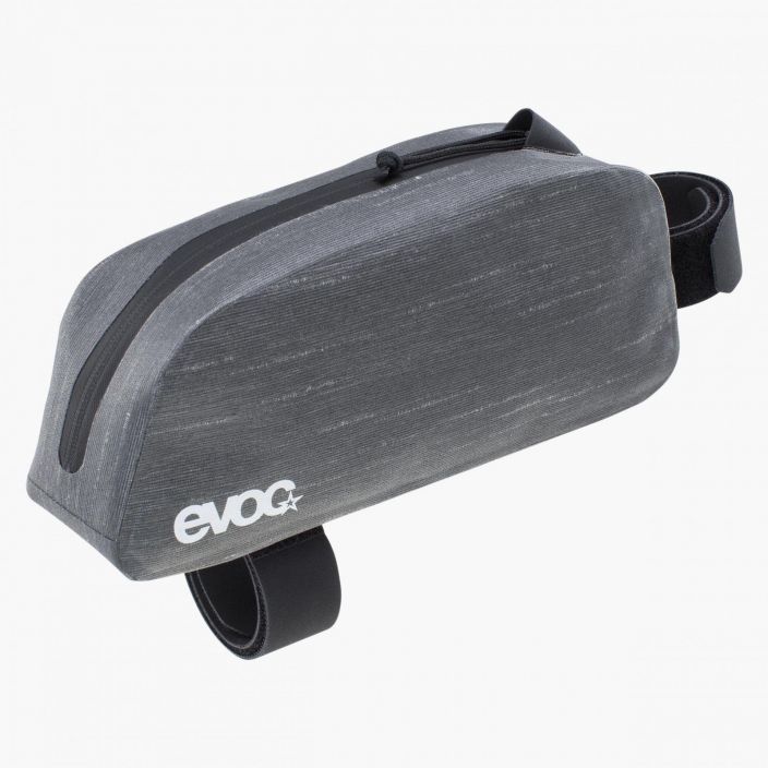 Evoc Top Tube Pack WP carbon grey The robust and waterproof TOP TUBE PACK WP offers practical and easily accessible storage