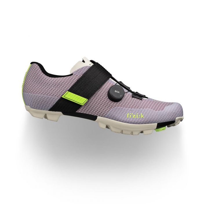 Ajokenka Fizik Vento Ferox Carbon Lilac/White The new face of fast, Ferox is a lightweight, breathable off-road racing shoe