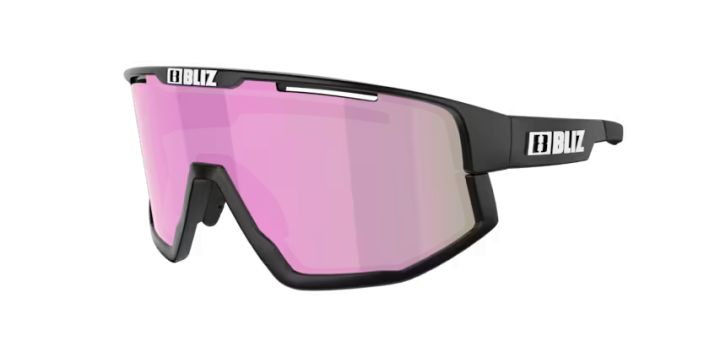 Bliz Fusion Small Matt Black Brown&amp;Rose Mirror