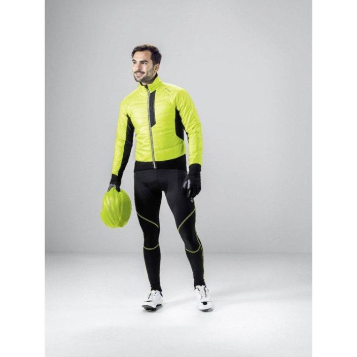 Loffler Bike ISO-Jacket Hotbond® PL60 Neon Yellow Product description Materialmix with Thermo inner velour partially 60gr.