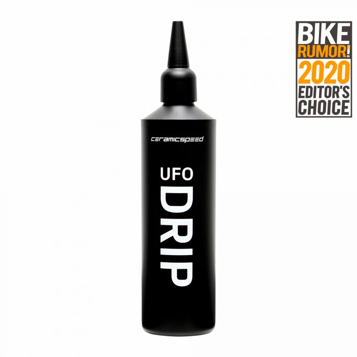 Ceramic Speed UFO Drip - New Formula This new and improved formula of the CeramicSpeed UFO Drip Chain Coating is even faster