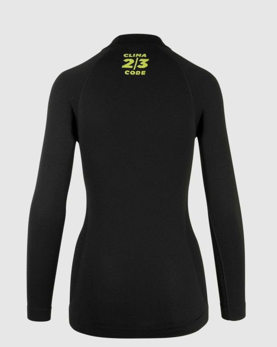 Aluspaita Assos Womens Spring Fall Long Sleeve Skin Layer Light insulation, seamless comfort, and full-arm coverage in a