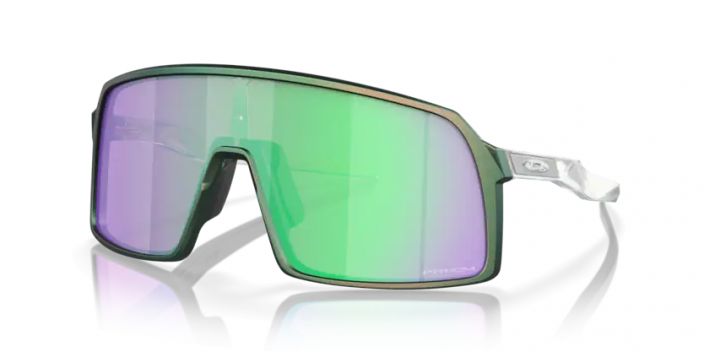 Sutro Matte Silver Green Colorshift Prizm Road Jade Oakley® Sutro redefines the look of traditional sports-performance