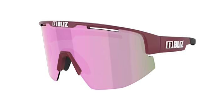 Bliz Matrix Small Matt Burgundy Brown&amp;Rose Mirror Unleash your inner powers with Matrix. A model that’s perfect for cycling,