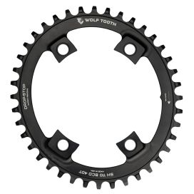 Wolftooth Eturatas Wolftooth Oval 110 BCD Asymmetric 4-Bolt Chainrings for Shimano Cranks 42T