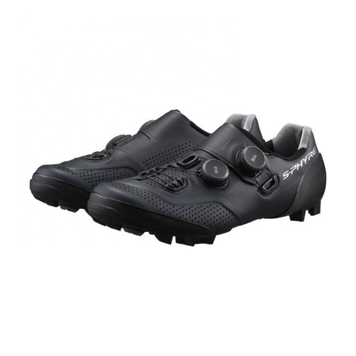 Ajokenka S-Phyre XC902 Musta Uncompromising Cross Country MTB and Cyclocross racing shoe with the lightest ever structure.