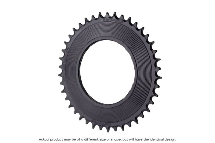 Garbaruk Thread Mount Road Round 44T Black Optimized for SRAM XPLR AXS power meter cranks, our 6.5 mm offset is a direct